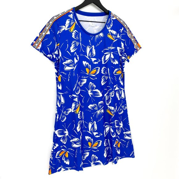 FARM RIO x ADIDAS Butterfly Mini Dress NWT - Picture 2 of 16